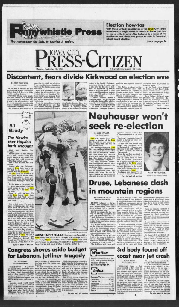 thumbnail of 1983-09-12-Iowa_City_Press_Citizen_Mon__Sep_12__1983_p001-OCR-title-HL-CON