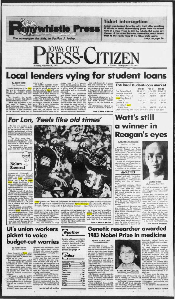 thumbnail of 1983-10-10-Iowa_City_Press_Citizen_Mon__Oct_10__1983_p001-OCR-title-HL-CON