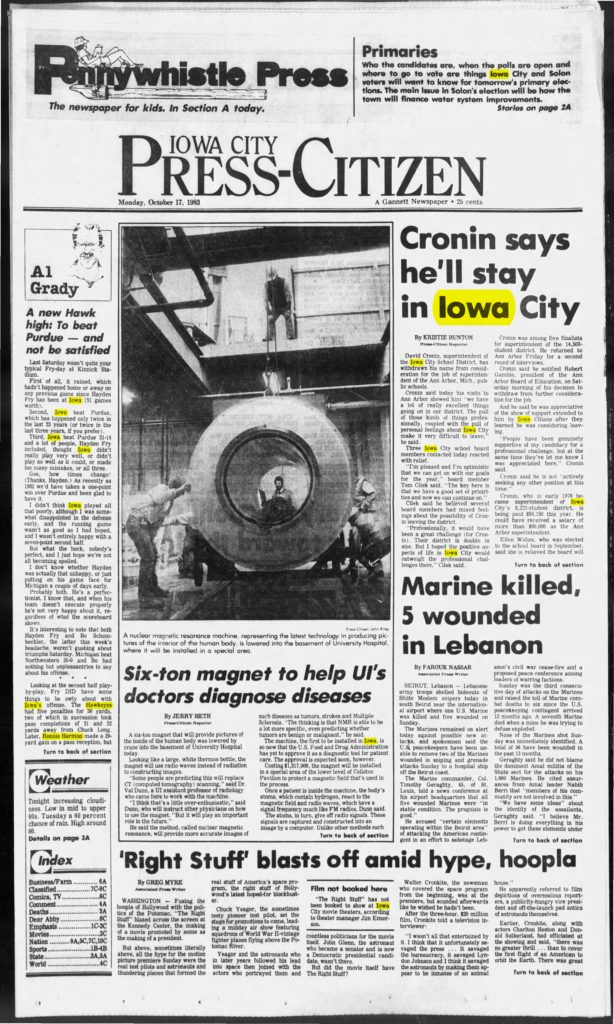 thumbnail of 1983-10-17-Iowa_City_Press_Citizen_Mon__Oct_17__1983_p001-OCR-title-HL-CON