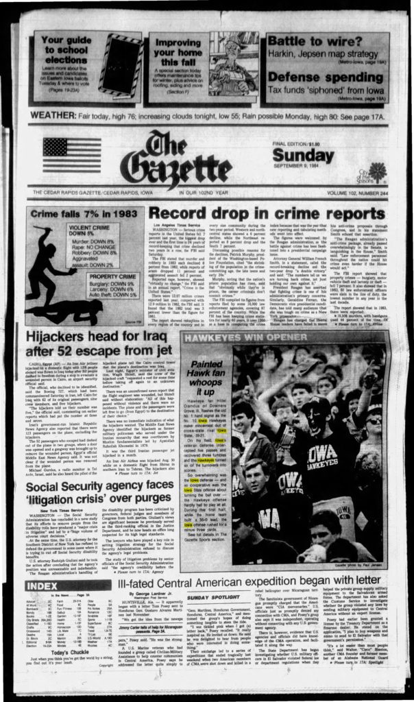 thumbnail of 1984-09-09-The_Gazette_Sun__Sep_9__1984_p001-OCR-title-HL-CON