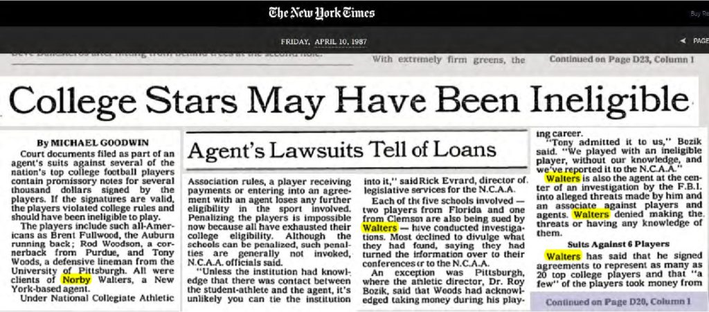 thumbnail of 1987-04-10-College Stars May Have Been Ineligible – The New York Times_p115-OCR-title-HL-CON