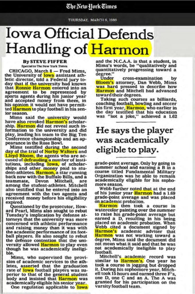 thumbnail of 1989-03-09-University of Iowa Official Defends School’s Actions on Harmon – The New York Times_p117-OCR-title-HL