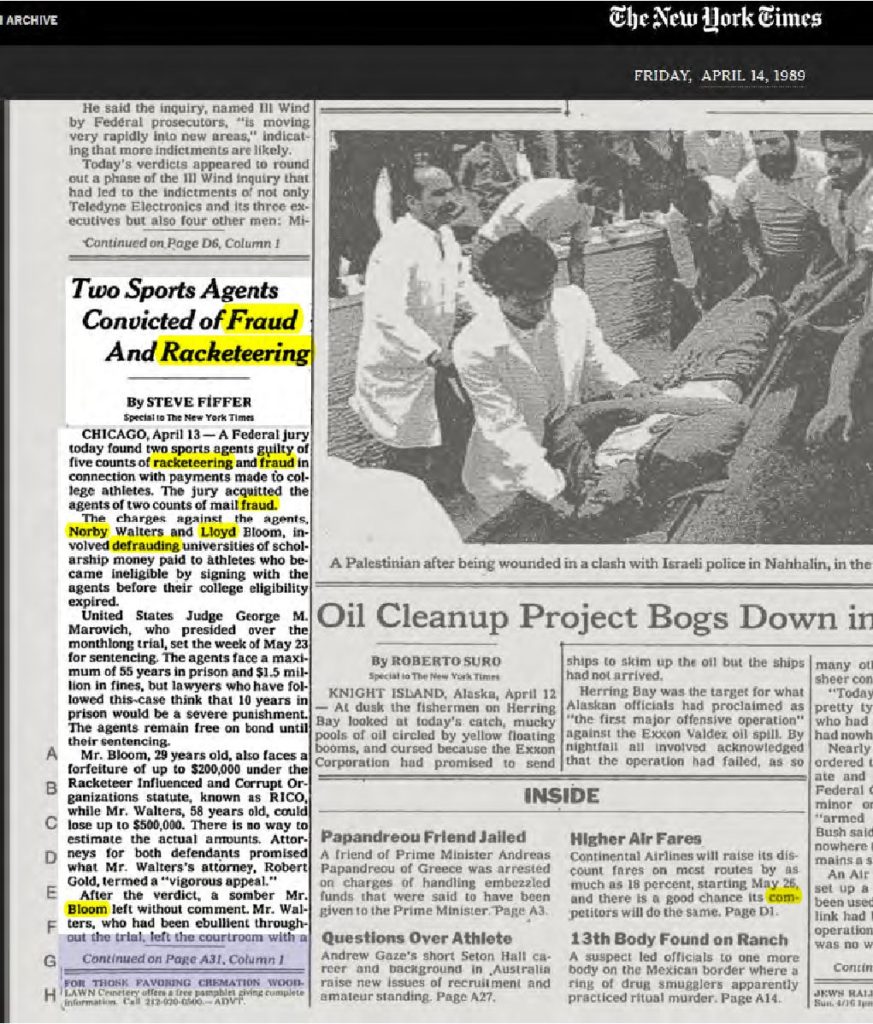 thumbnail of 1989-04-14-Two Sports Agents Convicted of Fraud and Racketeering-New York Times_p001-OCR-title-HL-CON