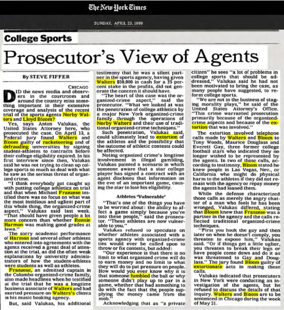 thumbnail of 1989-04-23-COLLEGE SPORTS; Prosecutor’s View of Agents – The New York Times_p358-OCR-title-HL
