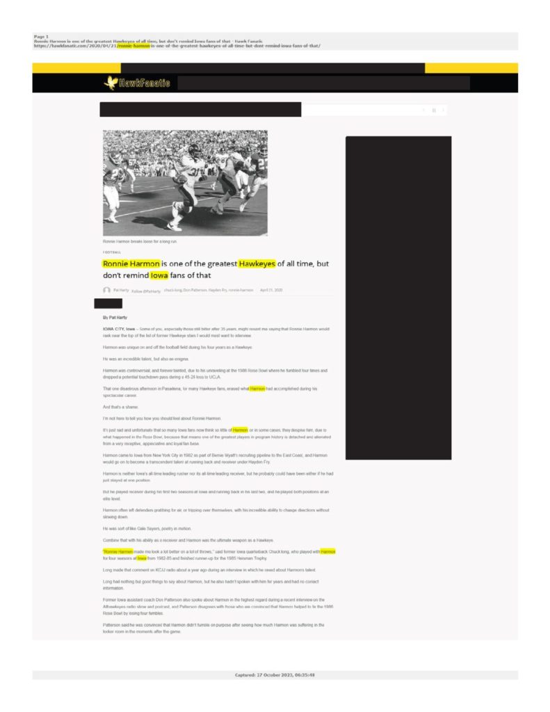 thumbnail of 2020-04-21-Ronnie Harmon is one of the greatest Hawkeyes of all time, but don’t remind Iowa fans of that – Hawk Fanatic – hawkfanatic.com_Redacted-title-OCR-HL